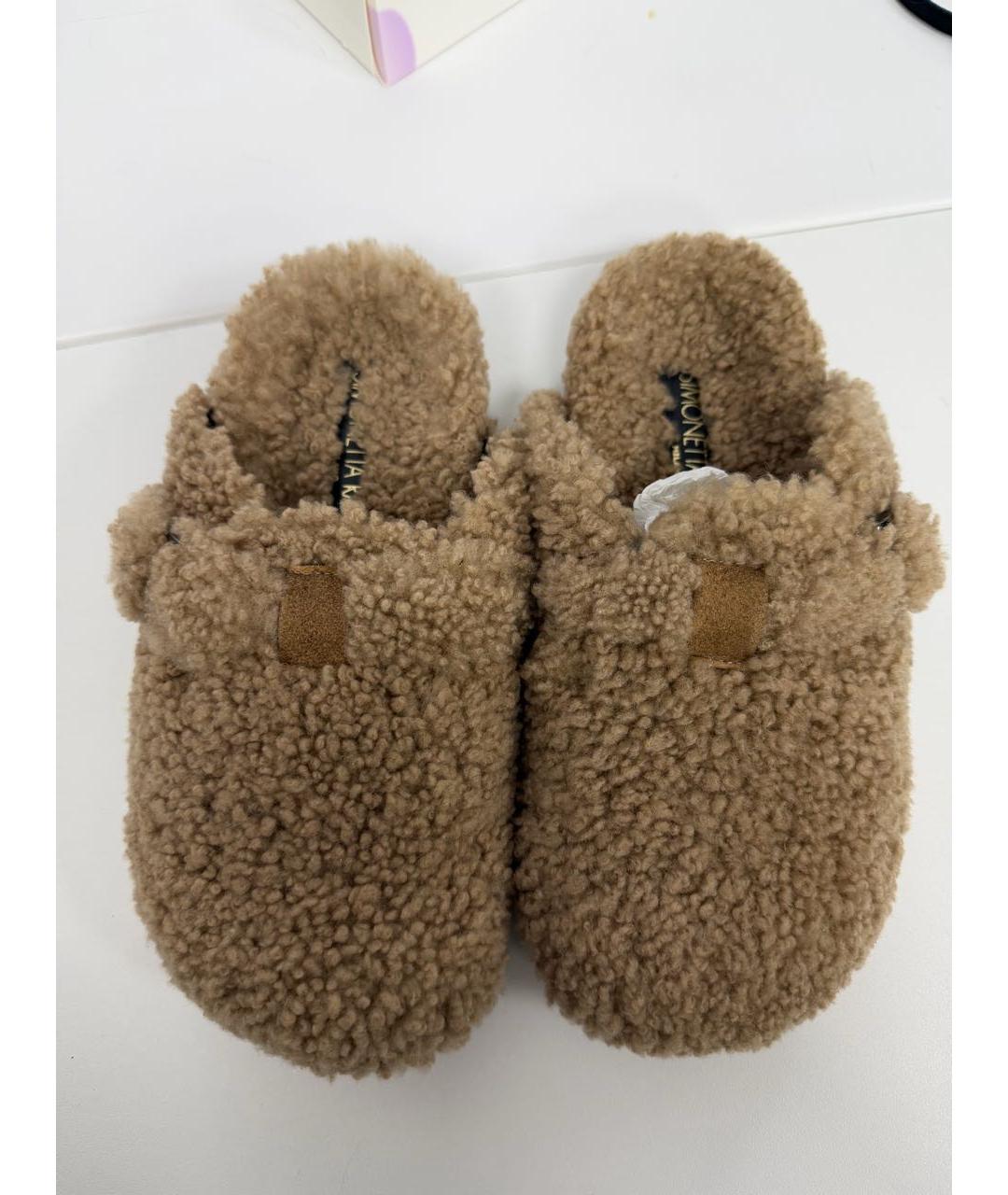 PESERICO Бежевые мюли, фото 2