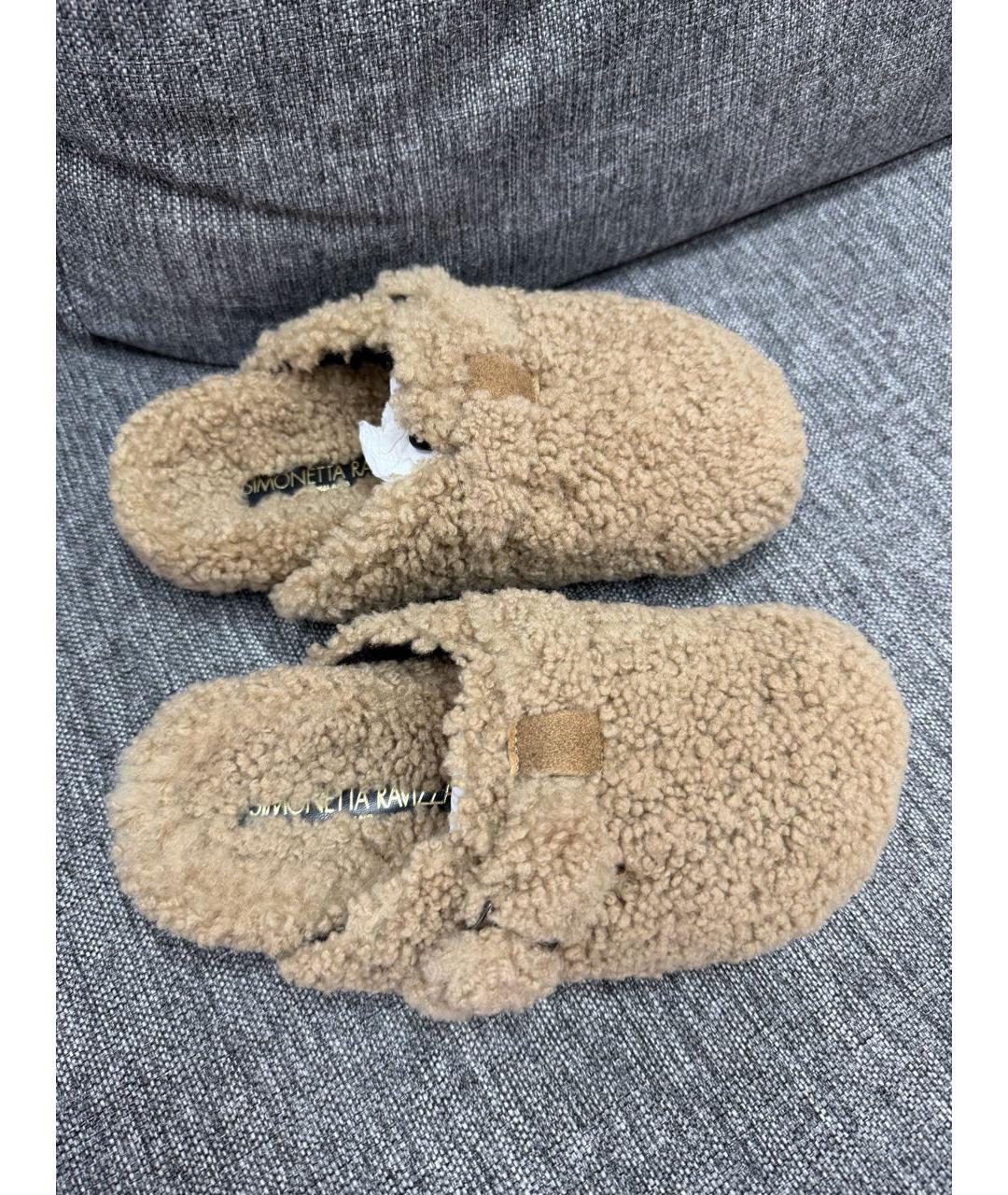 PESERICO Бежевые мюли, фото 8