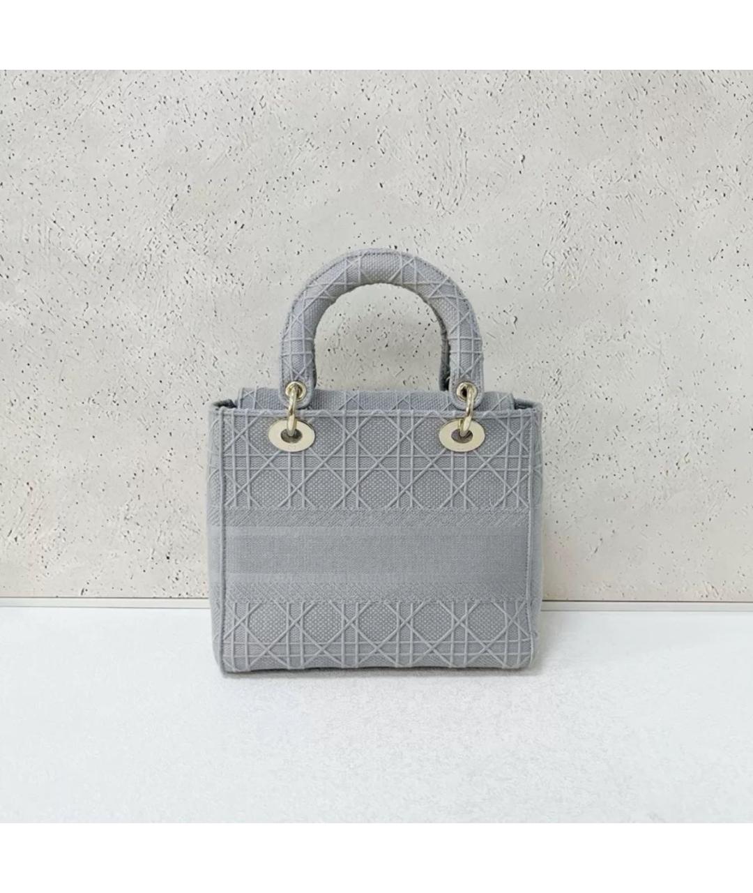 CHRISTIAN DIOR Серая сумка через плечо, фото 2