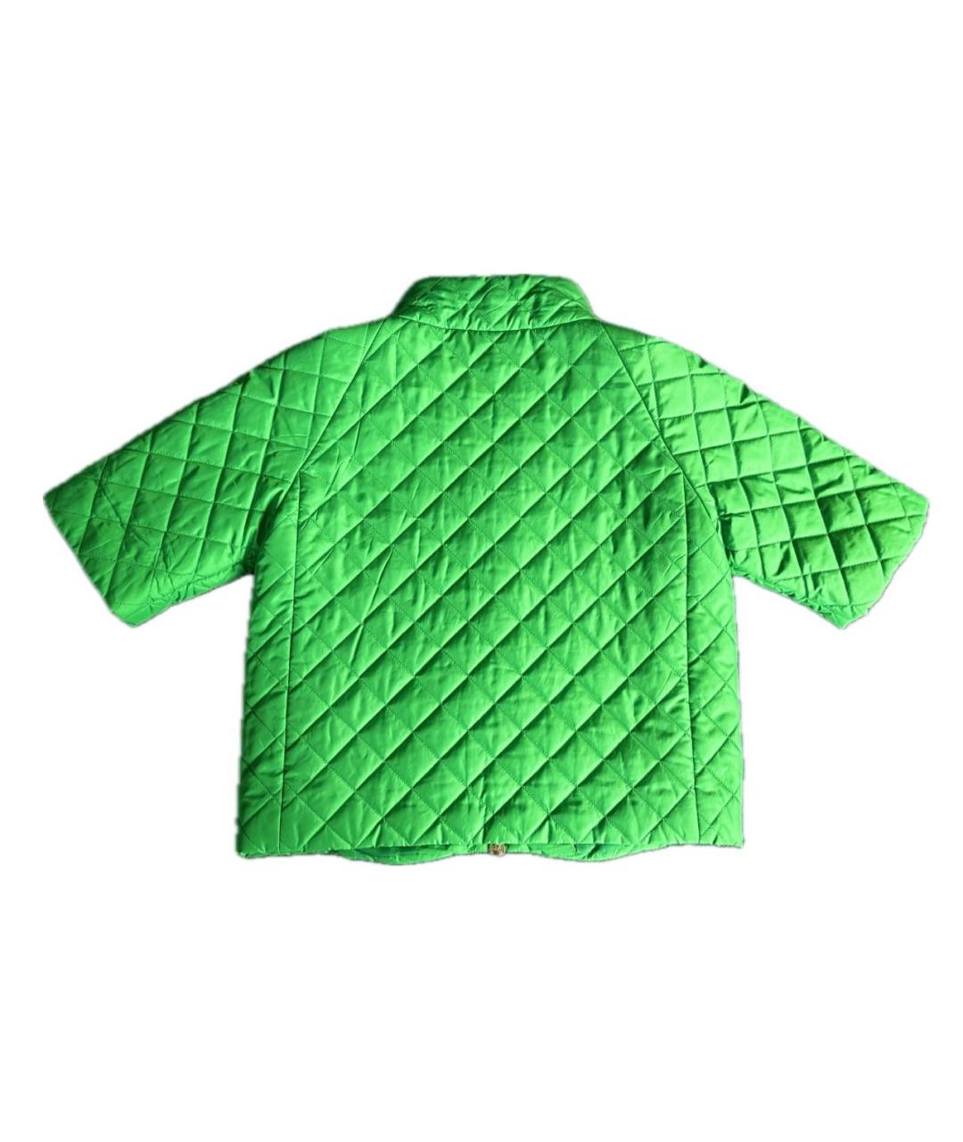 MICHAEL KORS Зеленая полиэстеровая куртка, фото 2