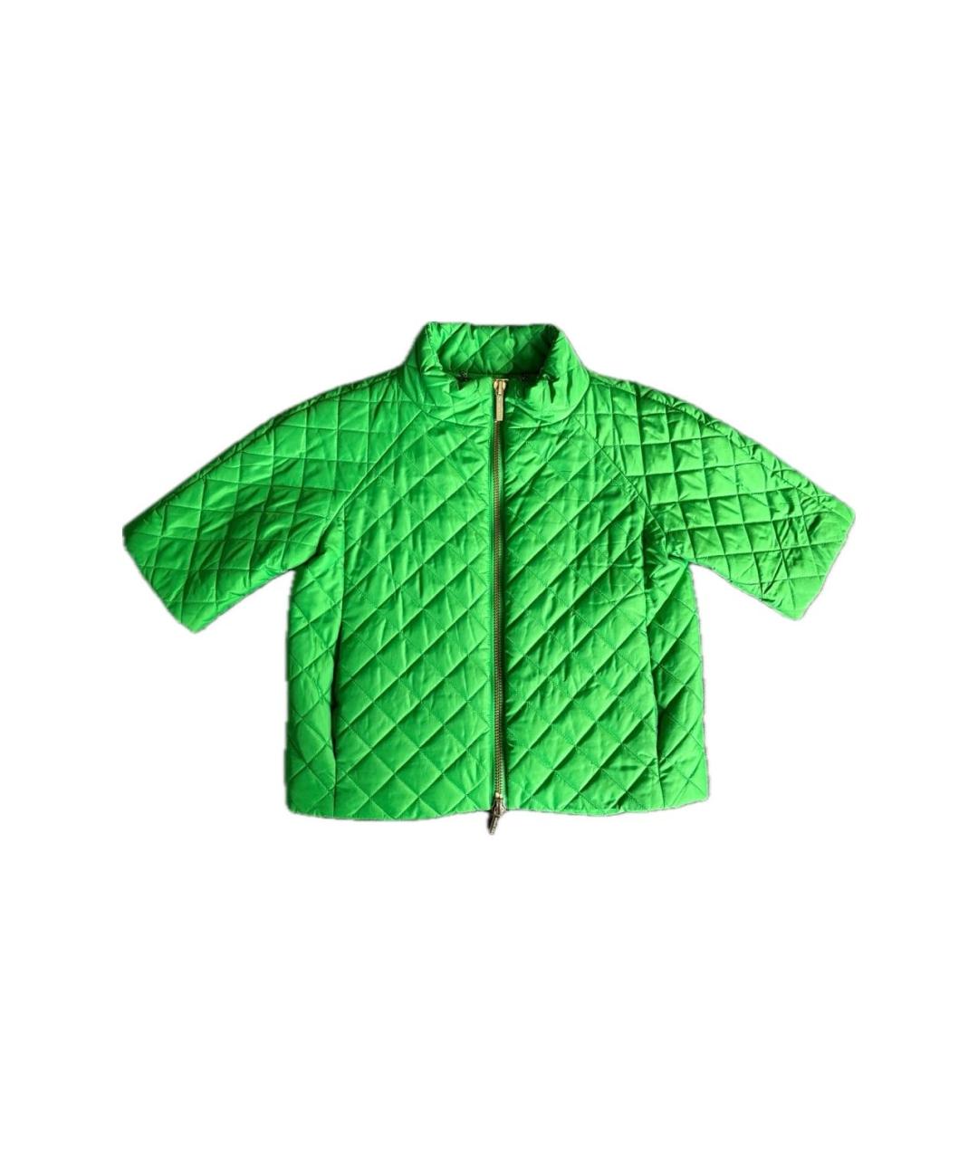 MICHAEL KORS Зеленая полиэстеровая куртка, фото 4