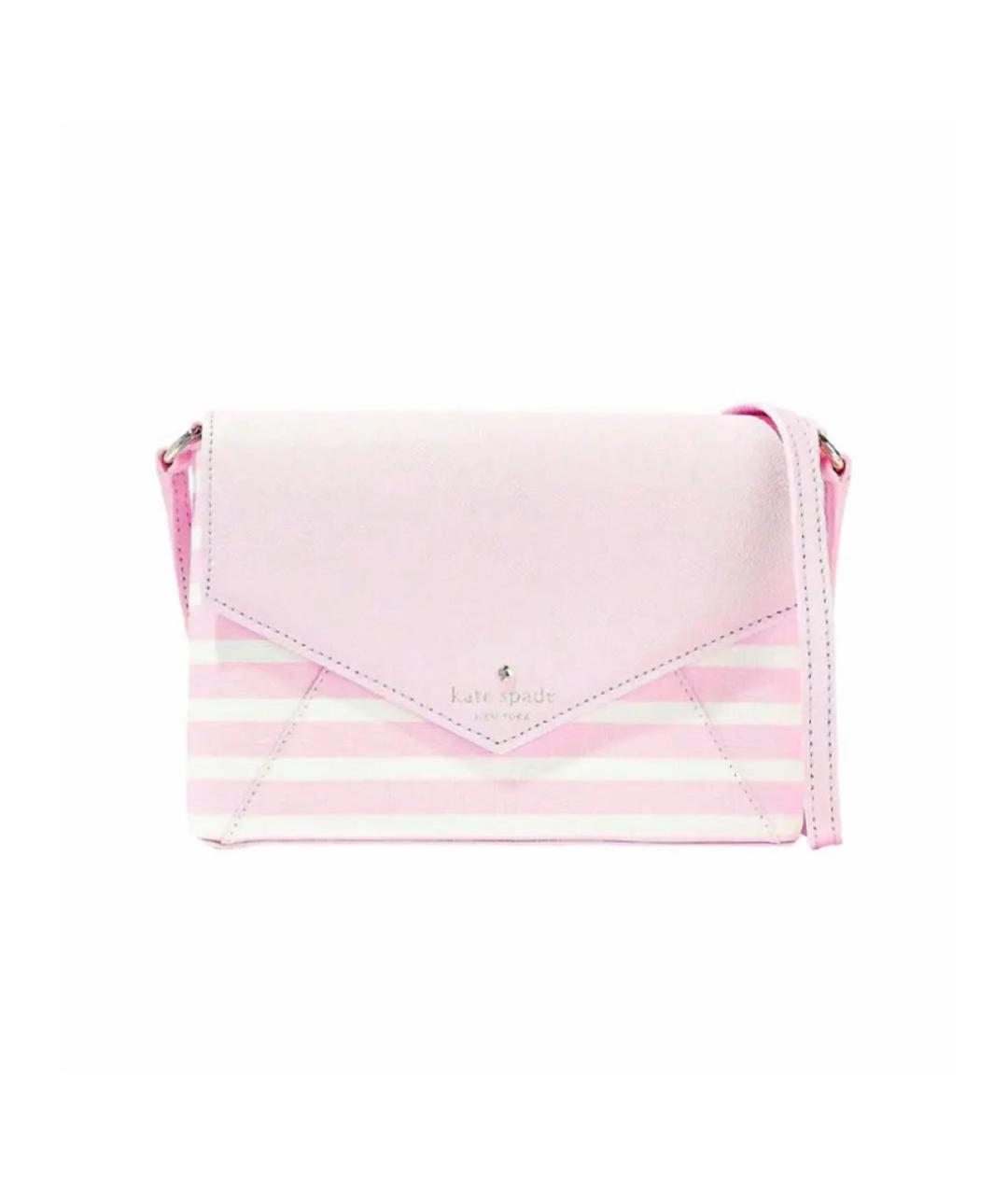 KATE SPADE Розовая сумка через плечо из искусственной кожи, фото 6