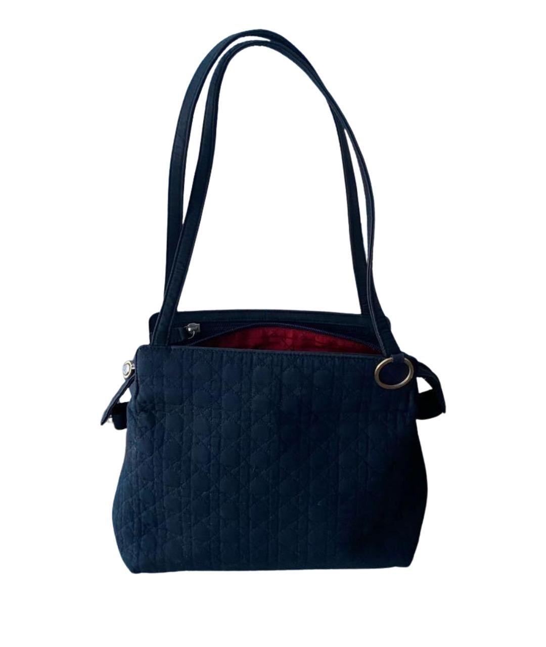 CHRISTIAN DIOR Черная тканевая сумка через плечо, фото 1