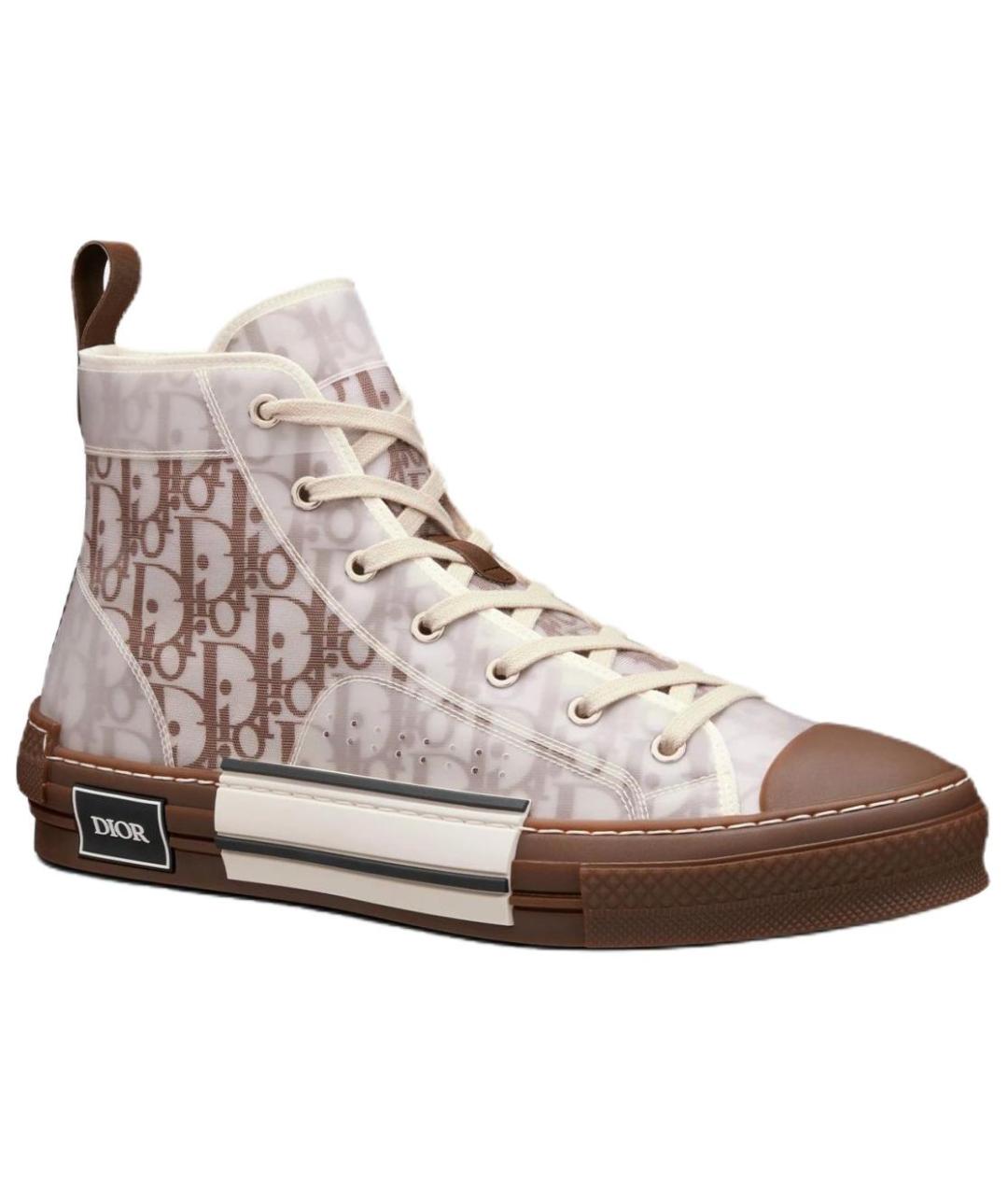 CHRISTIAN DIOR Коричневые низкие кроссовки / кеды, фото 3