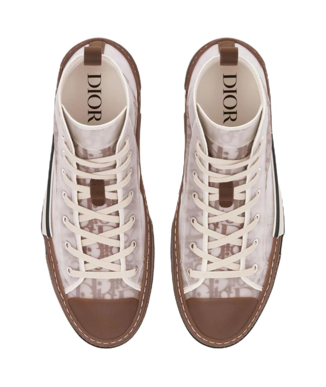 CHRISTIAN DIOR Коричневые низкие кроссовки / кеды, фото 5