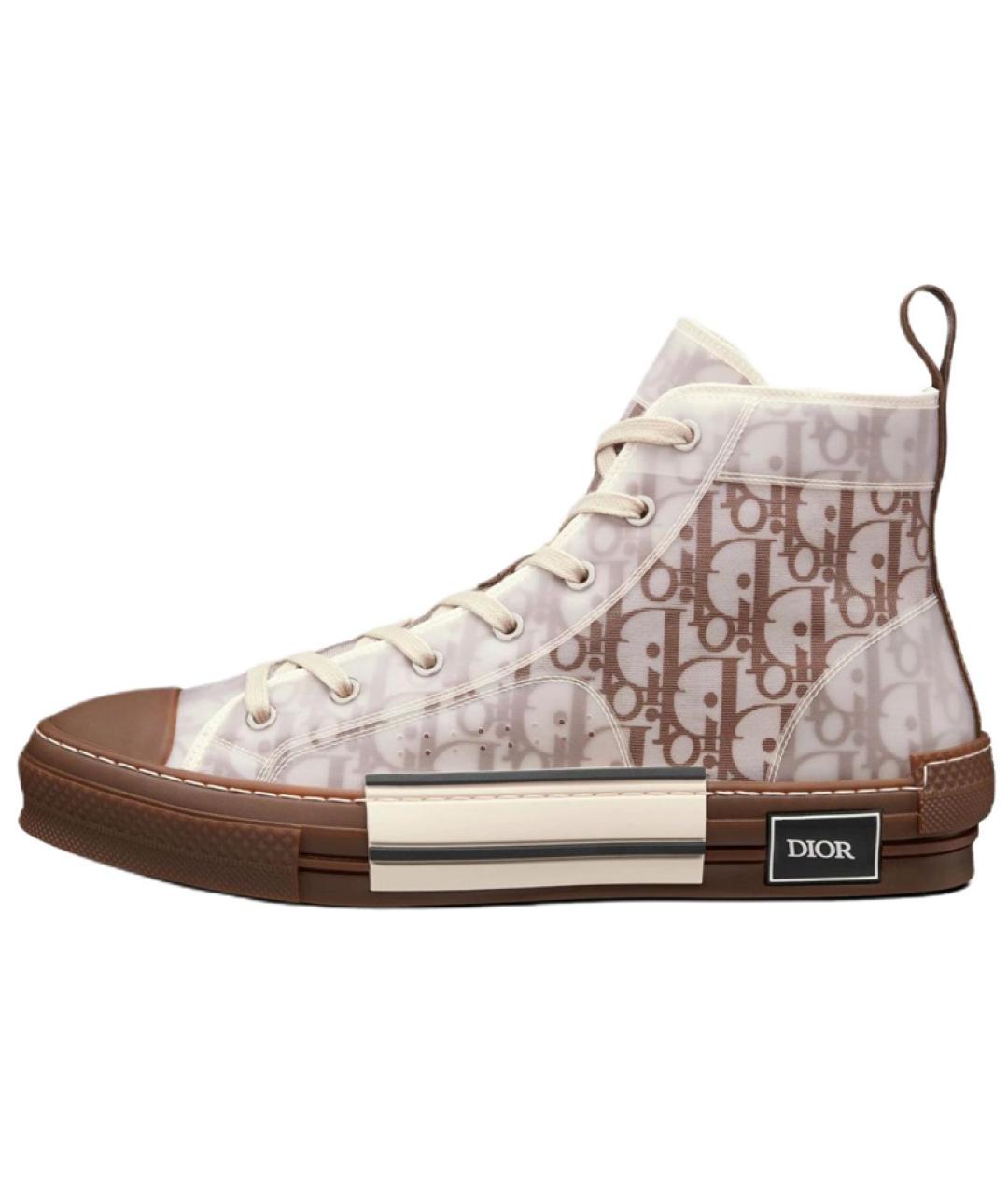 CHRISTIAN DIOR Коричневые низкие кроссовки / кеды, фото 2