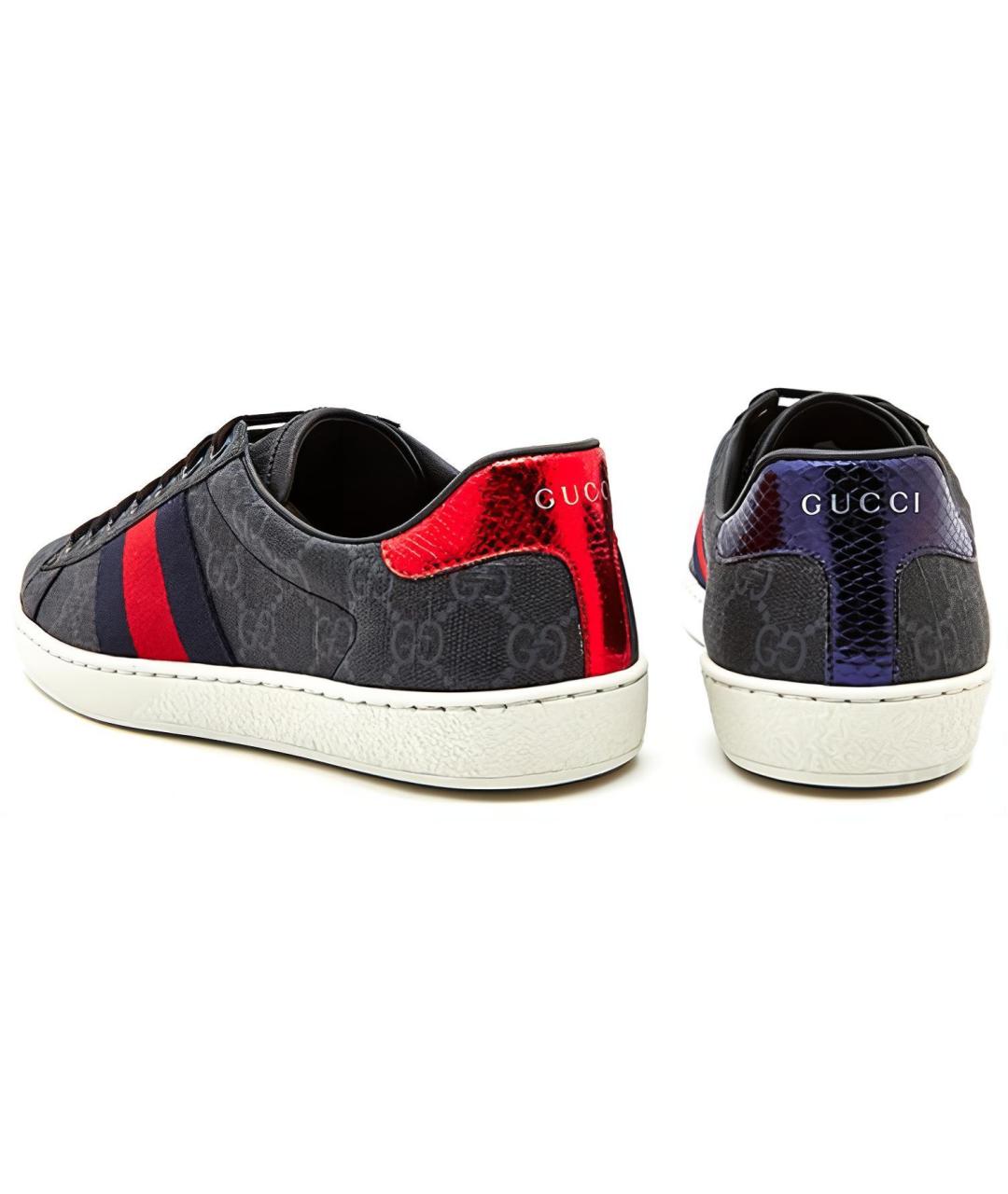 GUCCI Мульти низкие кроссовки / кеды, фото 4