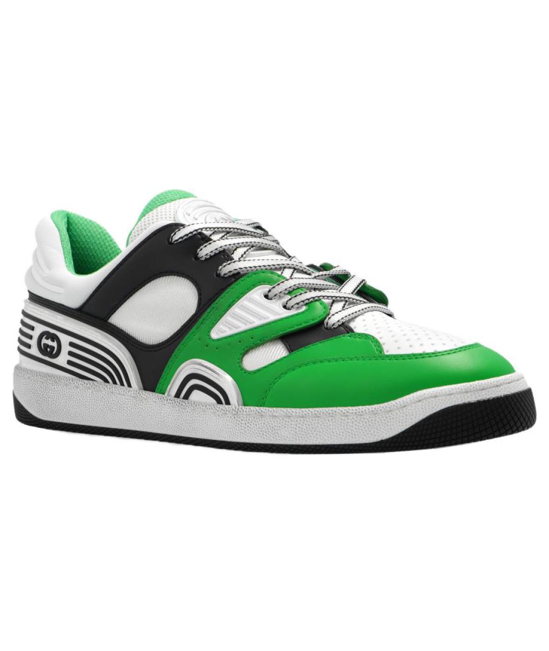 GUCCI Мульти кожаные кроссовки, фото 3