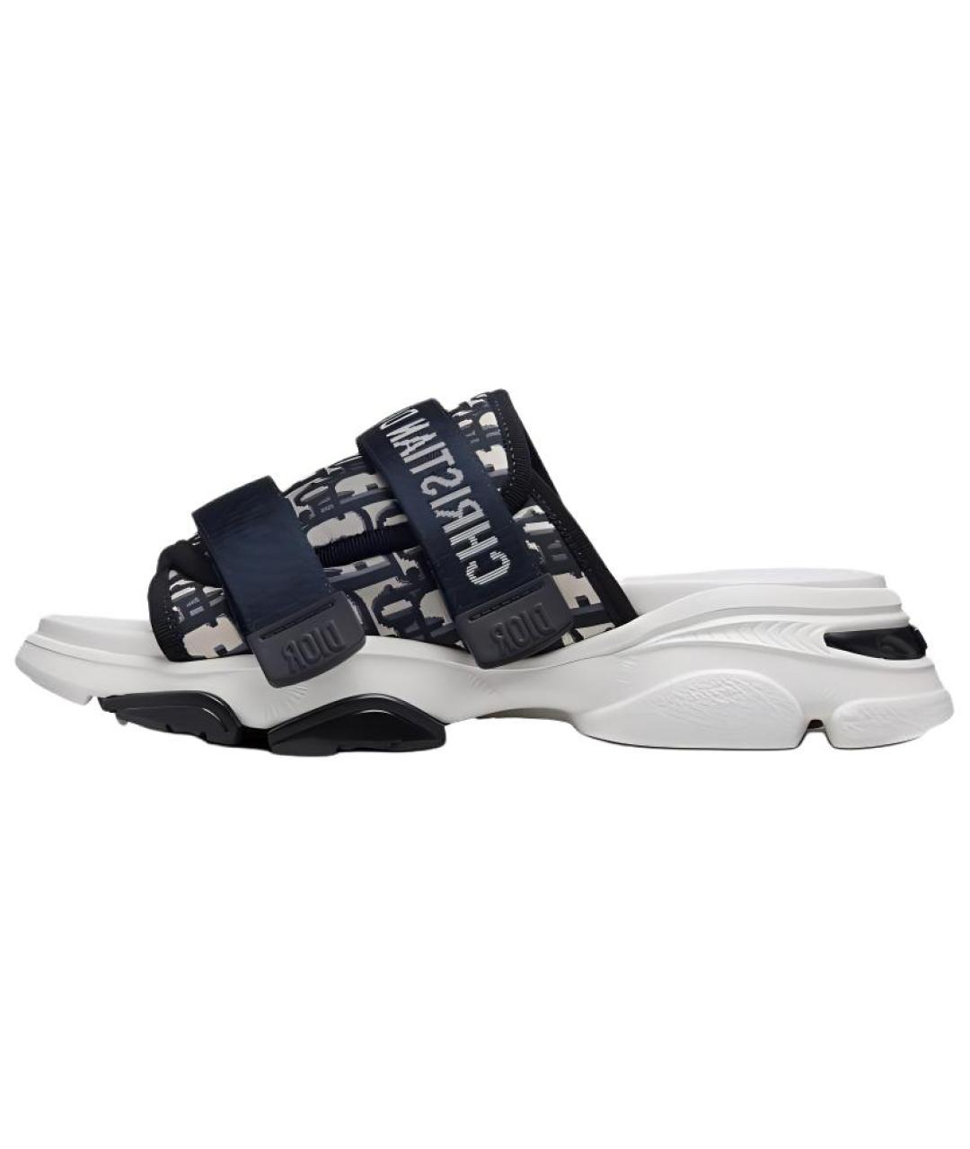 CHRISTIAN DIOR Мульти шлепанцы, фото 2