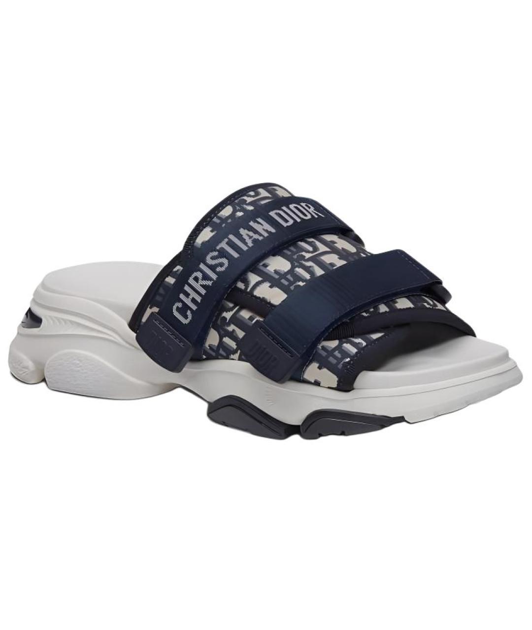 CHRISTIAN DIOR Мульти шлепанцы, фото 3