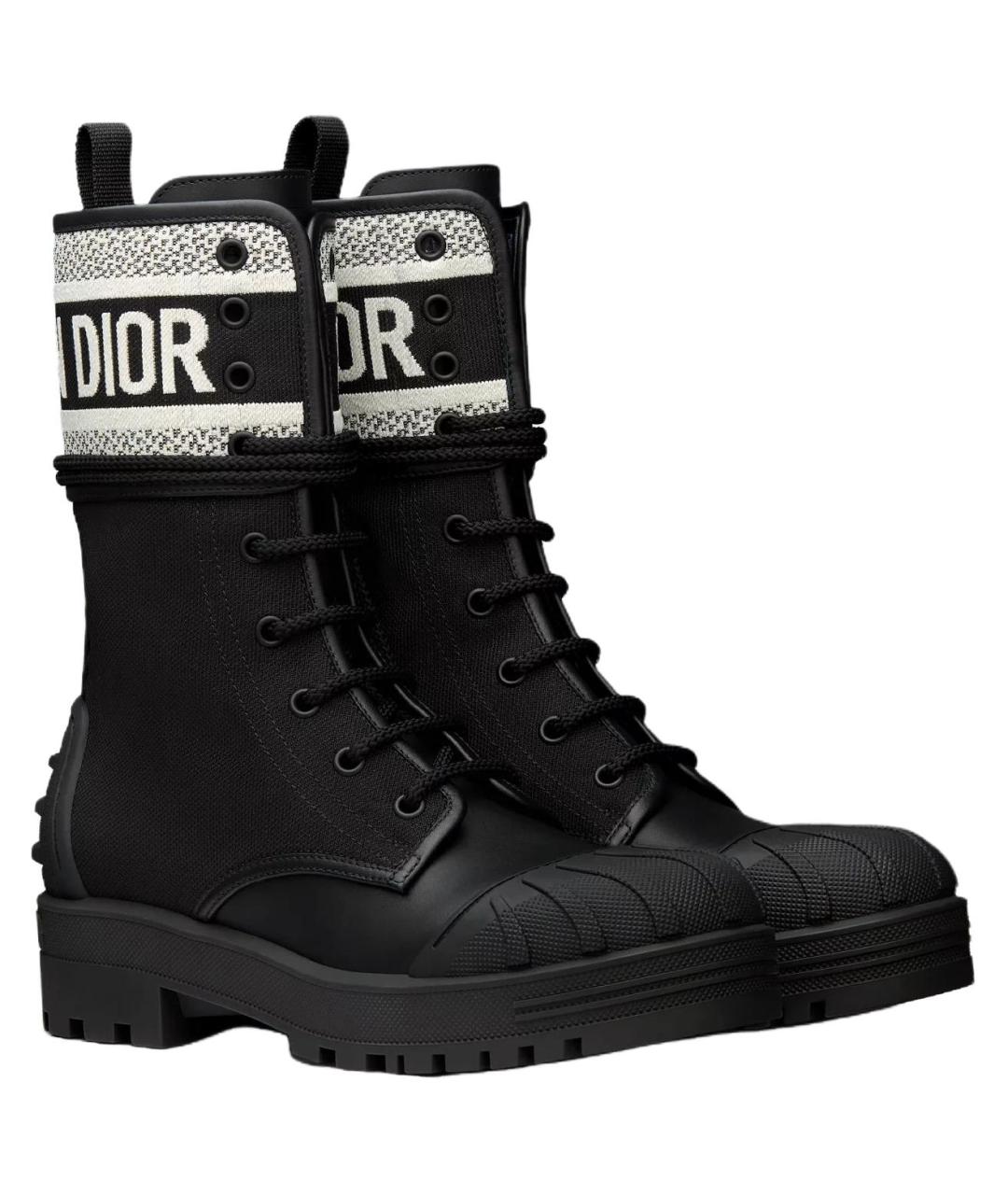 CHRISTIAN DIOR Черные сапоги, фото 4