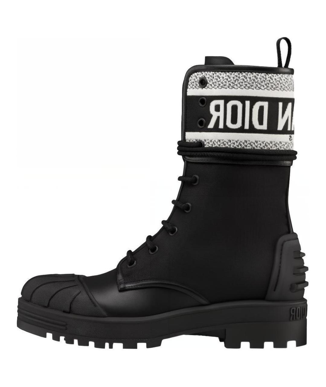 CHRISTIAN DIOR Черные сапоги, фото 6