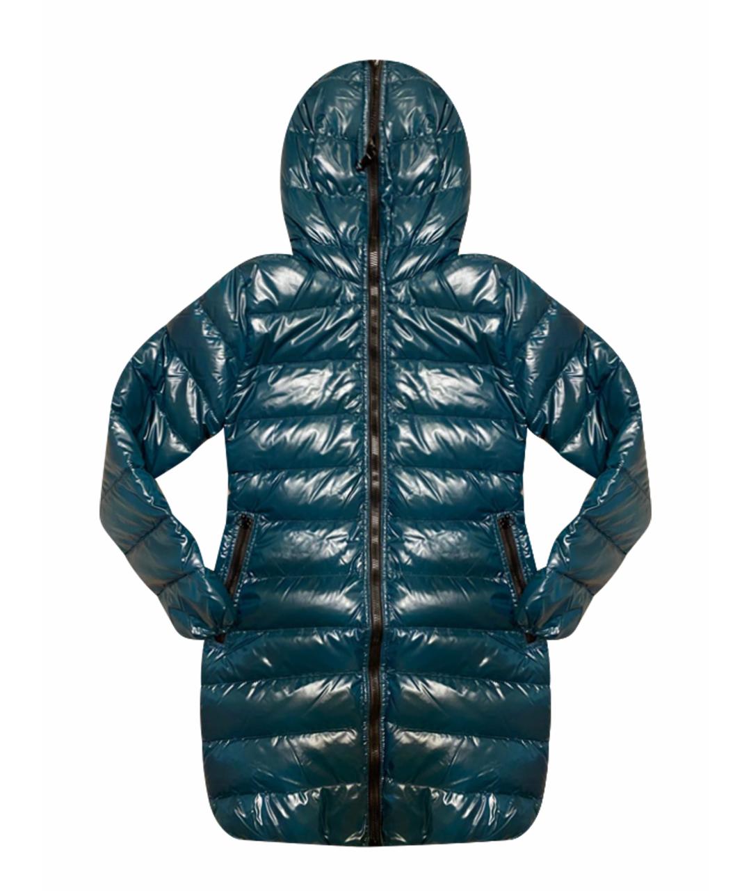 DUVETICA Зеленый полиамидовый пуховик, фото 1