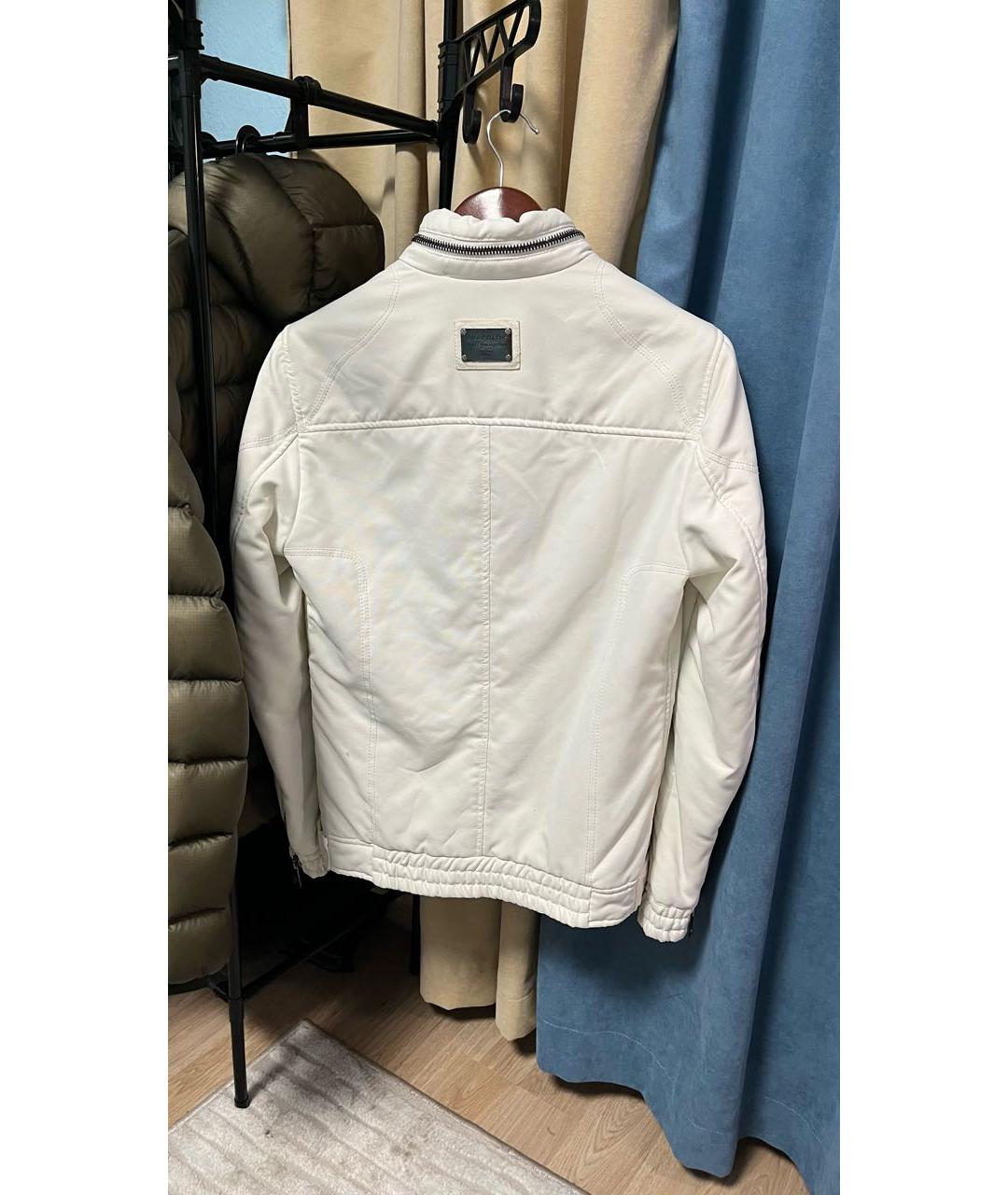 DOLCE&GABBANA Белая хлопковая куртка, фото 2