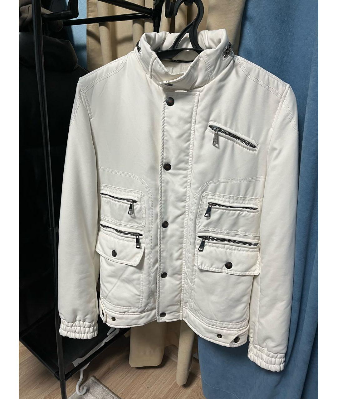 DOLCE&GABBANA Белая хлопковая куртка, фото 8