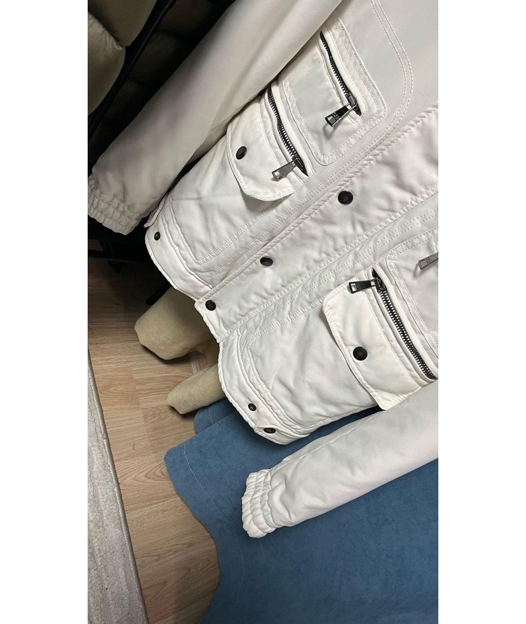 DOLCE&GABBANA Белая хлопковая куртка, фото 4
