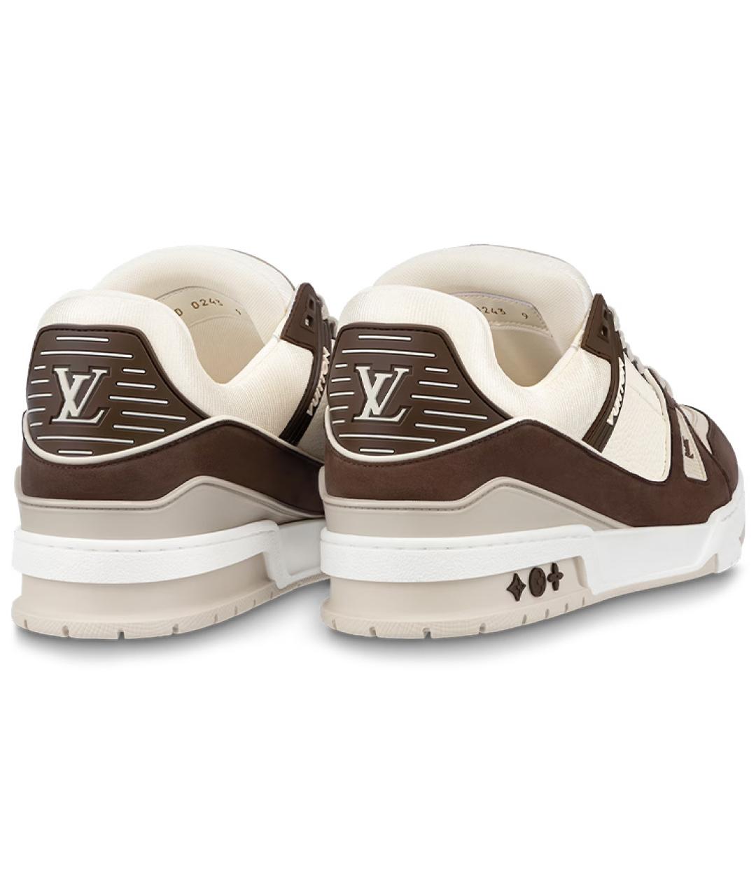 LOUIS VUITTON Мульти кожаные кеды, фото 4