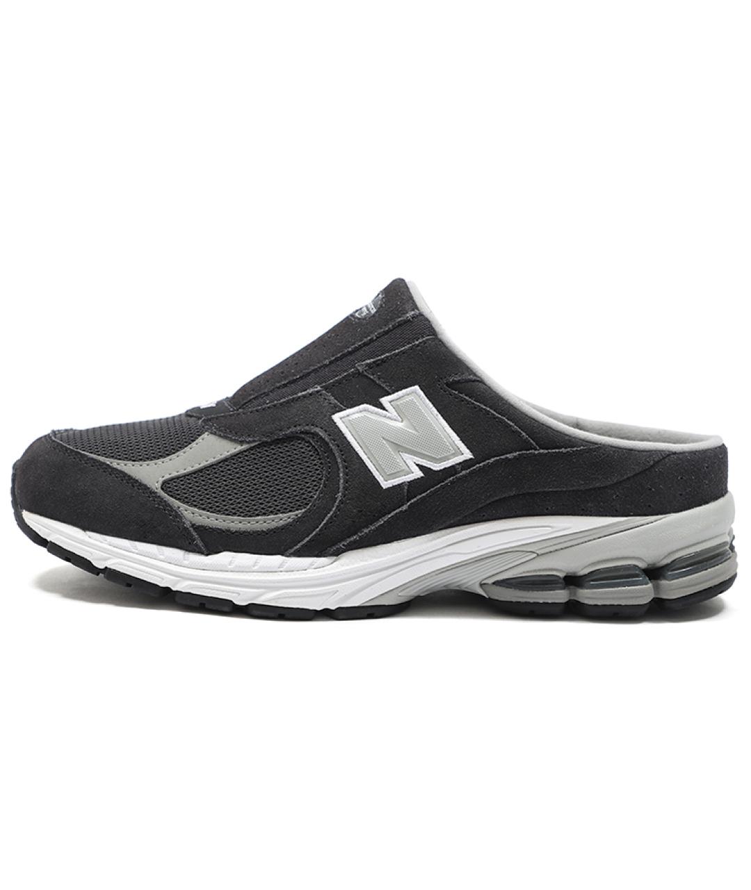 NEW BALANCE Черные замшевые низкие кроссовки / кеды, фото 2