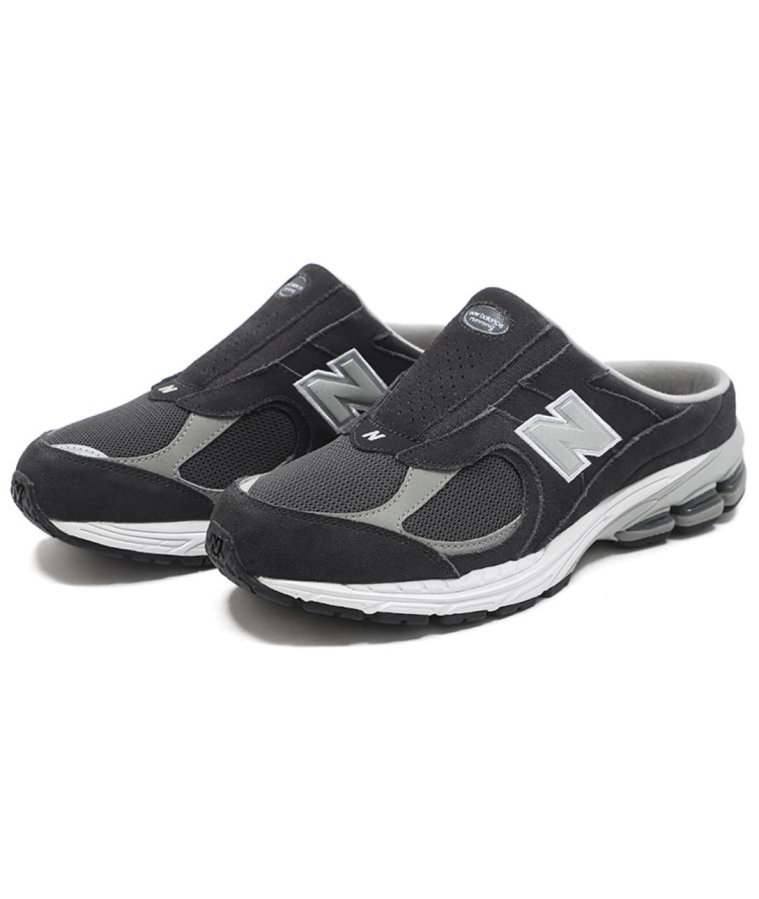 NEW BALANCE Черные замшевые низкие кроссовки / кеды, фото 3