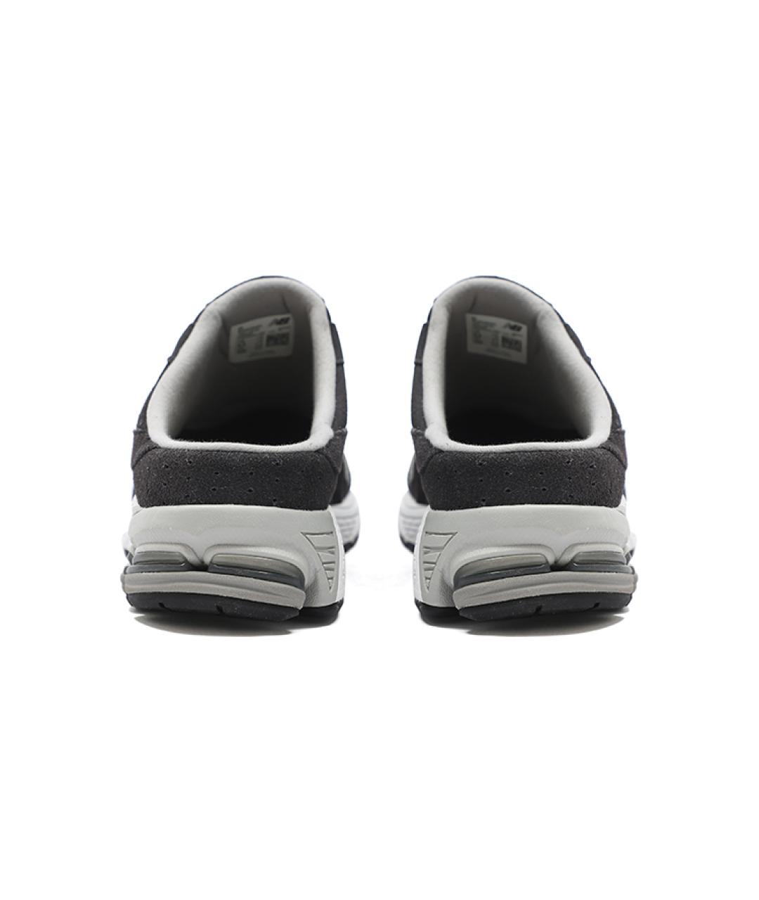 NEW BALANCE Черные замшевые низкие кроссовки / кеды, фото 4