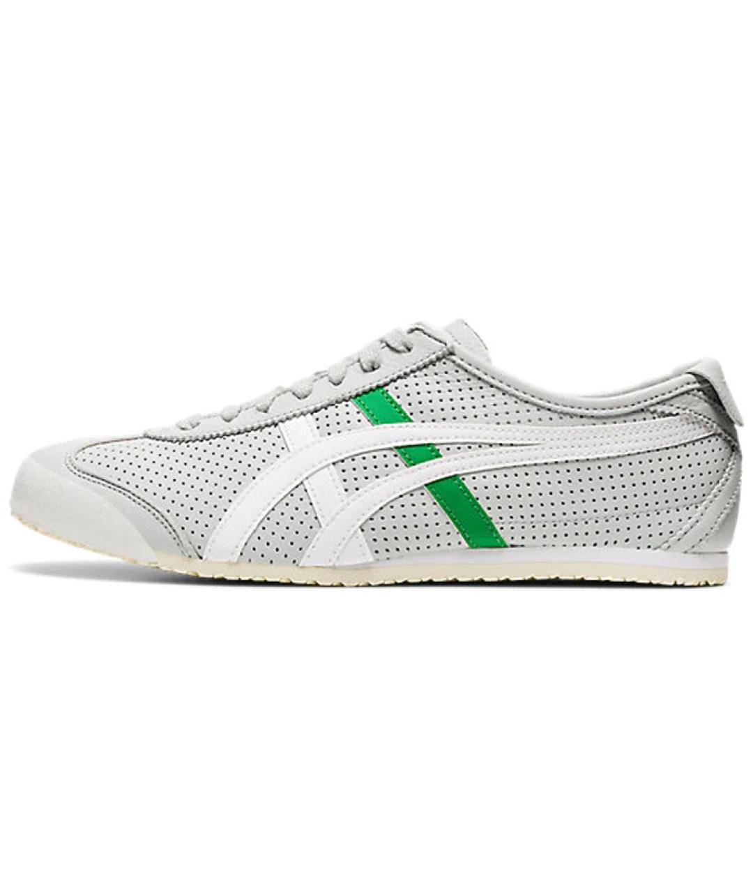 ONITSUKA TIGER Серые кожаные кеды, фото 2