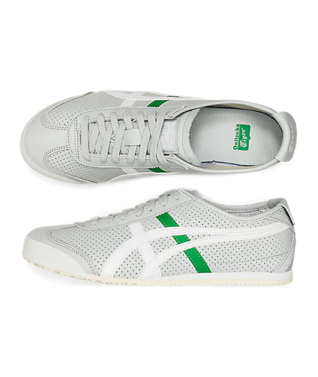 ONITSUKA TIGER Серые кожаные кеды, фото 7