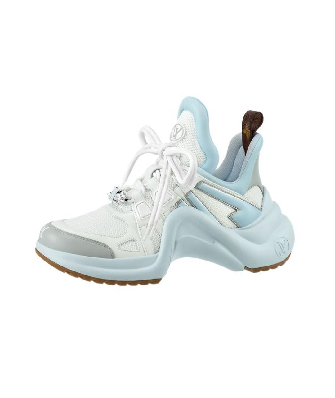 LOUIS VUITTON Голубые кроссовки, фото 6