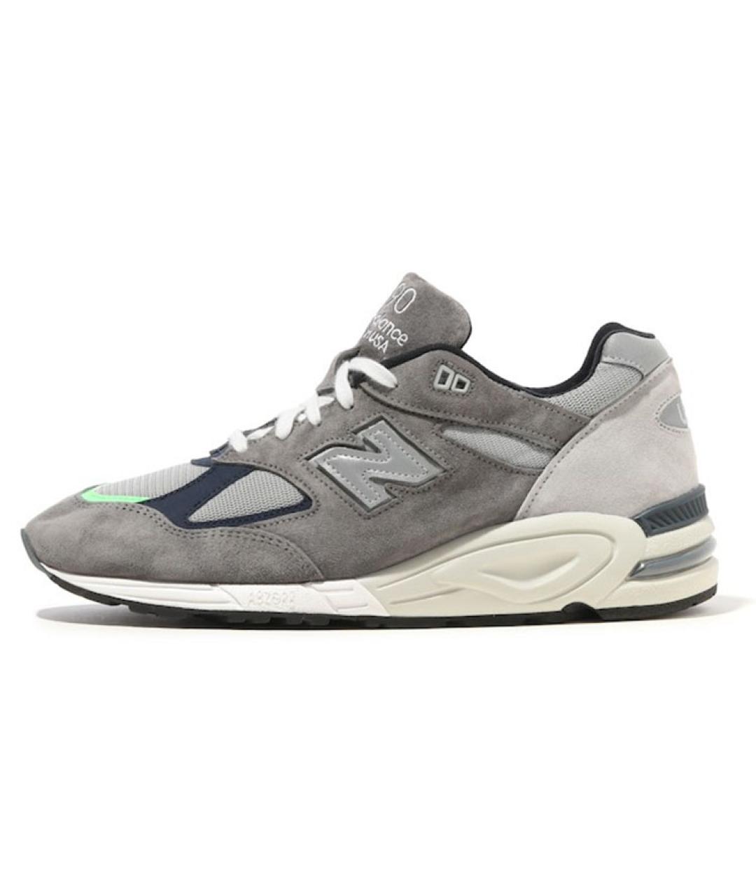 NEW BALANCE Серые замшевые кроссовки, фото 2