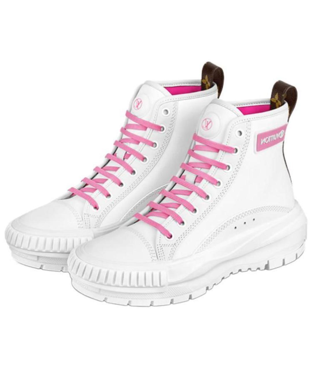 LOUIS VUITTON Белые кеды, фото 4