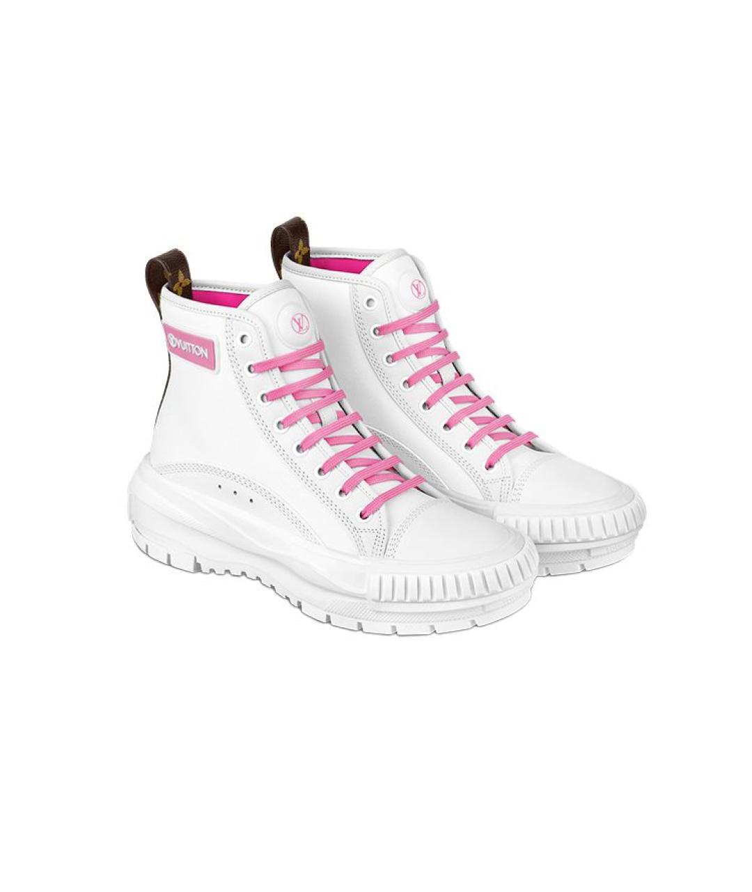 LOUIS VUITTON Белые кеды, фото 3