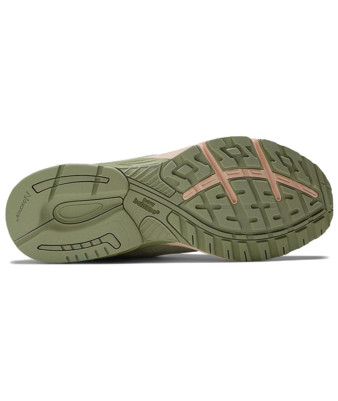 NEW BALANCE Зеленые замшевые кроссовки, фото 6