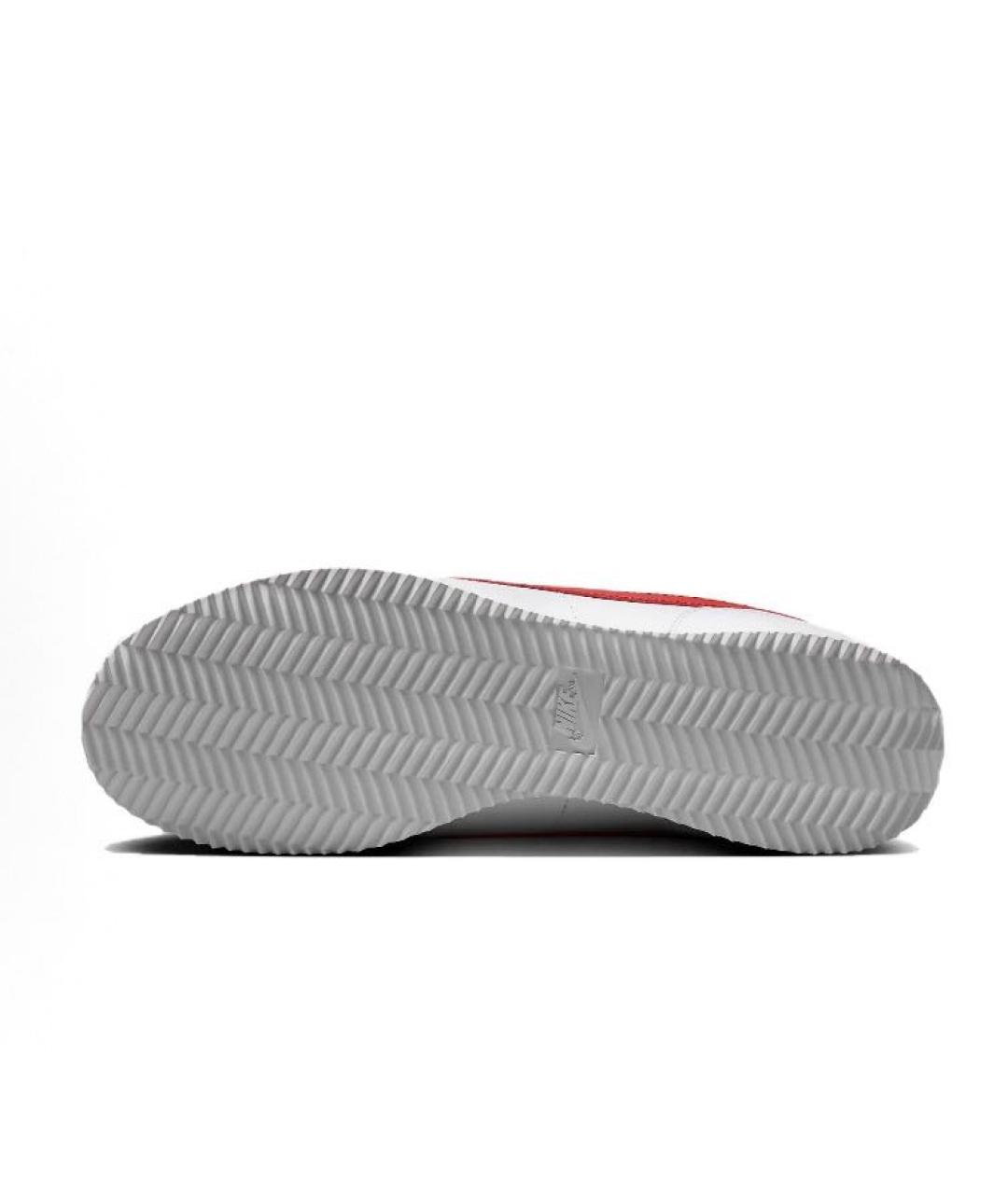 NIKE Белые кожаные низкие кроссовки / кеды, фото 5