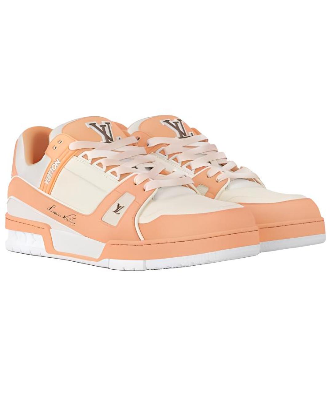 LOUIS VUITTON Мульти кожаные высокие кроссовки / кеды, фото 4