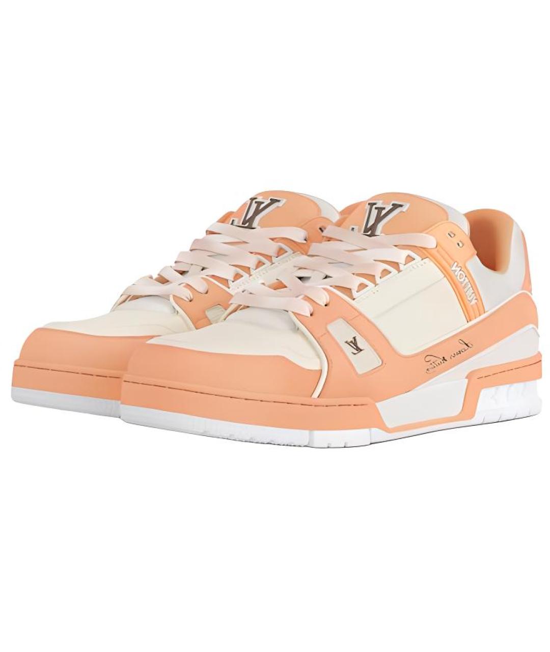 LOUIS VUITTON Мульти кожаные высокие кроссовки / кеды, фото 3