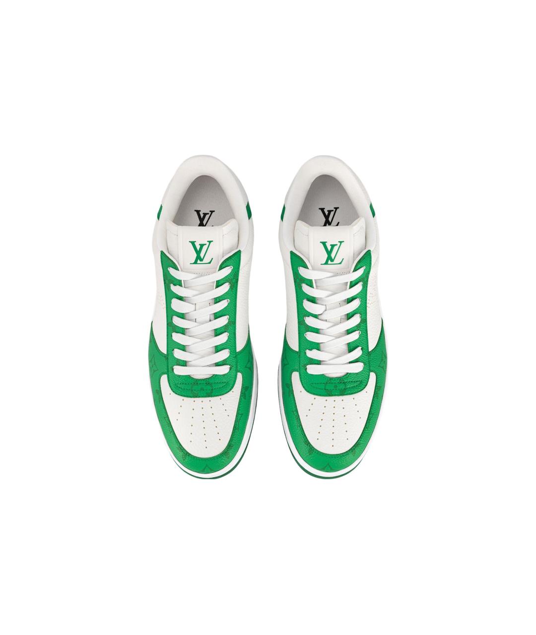 LOUIS VUITTON Мульти кожаные низкие кроссовки / кеды, фото 3