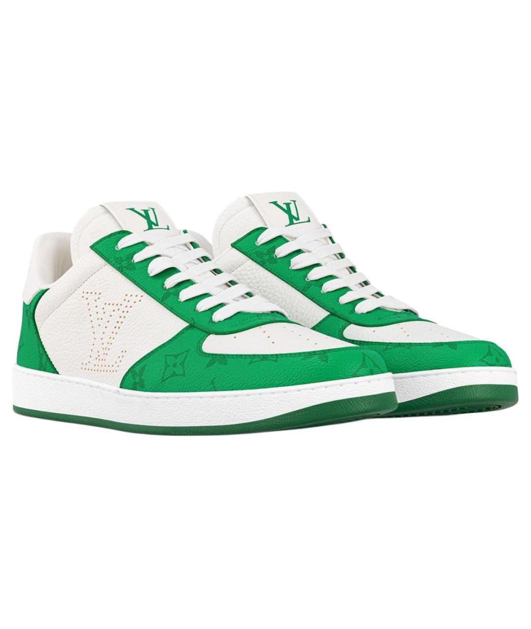 LOUIS VUITTON Мульти кожаные низкие кроссовки / кеды, фото 2