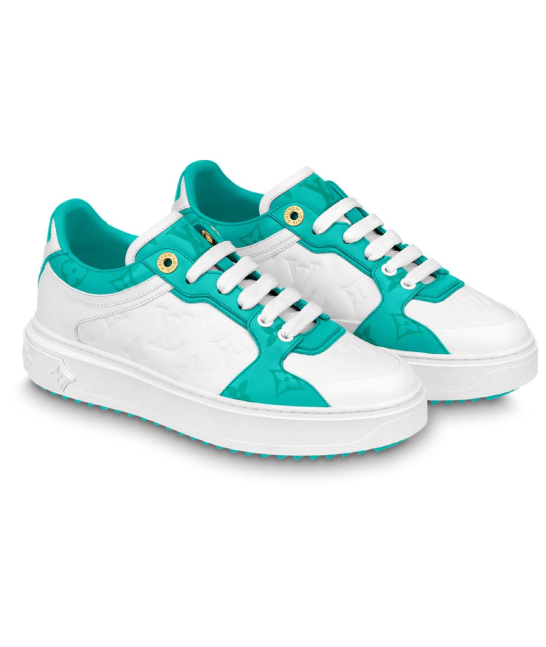 LOUIS VUITTON Мульти кожаные кеды, фото 3