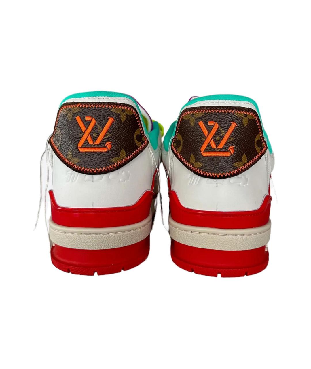 LOUIS VUITTON Мульти кожаные низкие кроссовки / кеды, фото 4