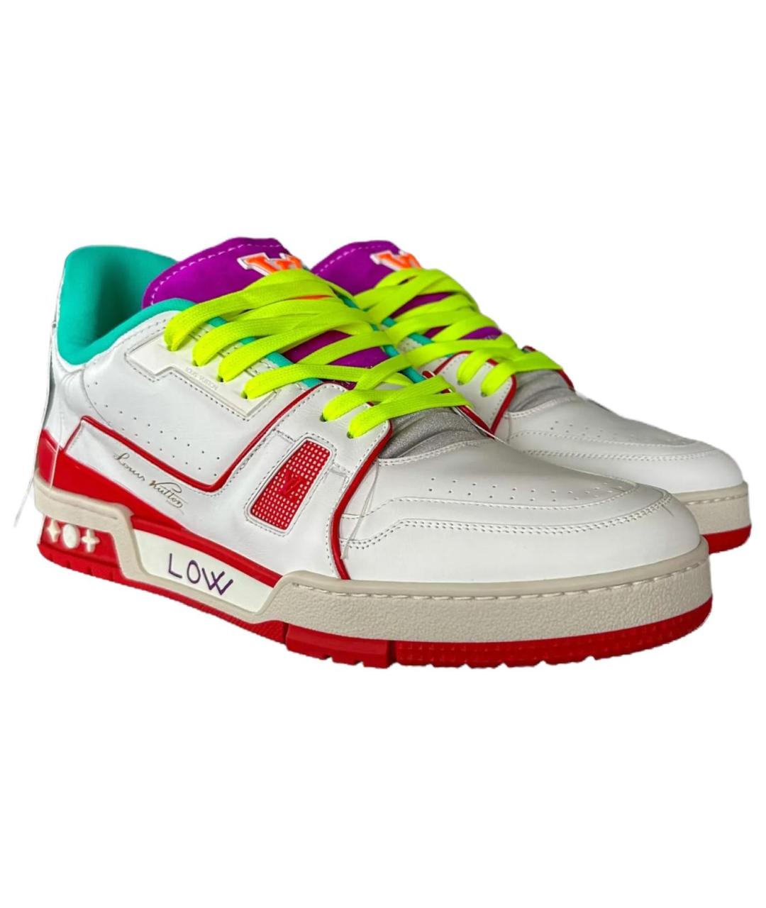 LOUIS VUITTON Мульти кожаные низкие кроссовки / кеды, фото 3