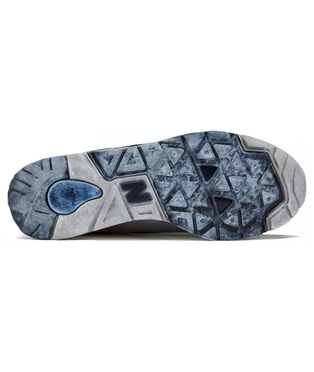 NEW BALANCE Серые замшевые кроссовки, фото 5