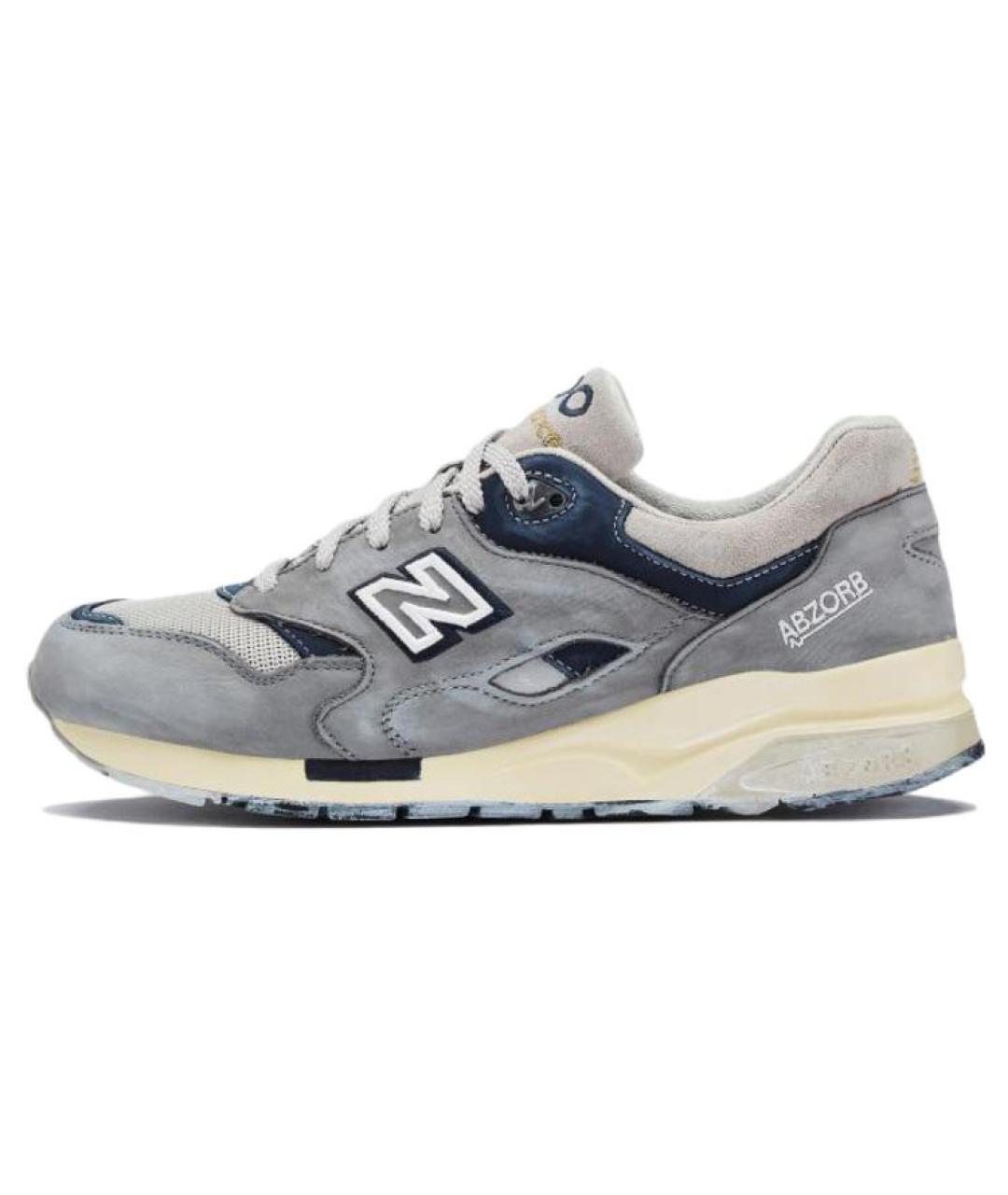 NEW BALANCE Серые замшевые кроссовки, фото 6