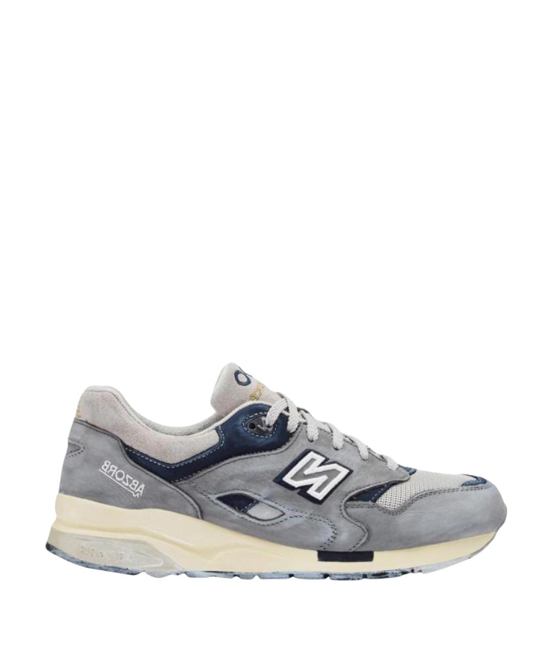 NEW BALANCE Серые замшевые кроссовки, фото 1