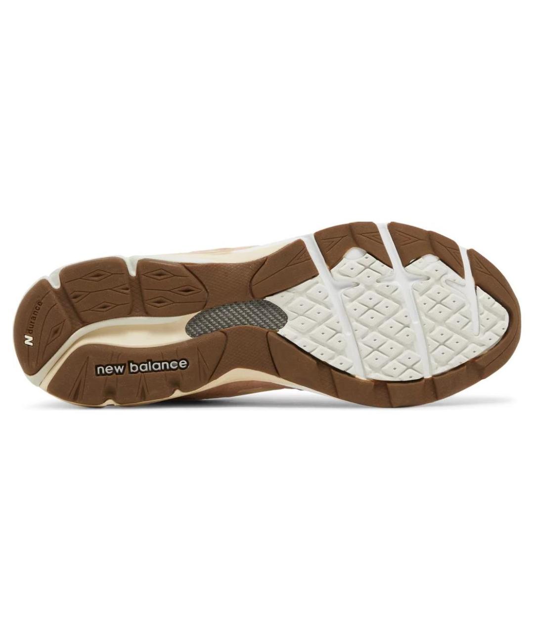 NEW BALANCE Бежевые замшевые кроссовки, фото 5