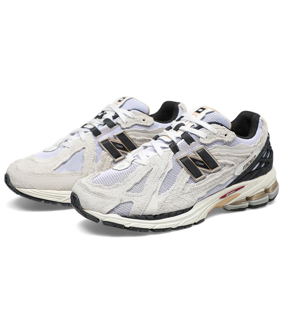 NEW BALANCE Серые замшевые кроссовки, фото 3