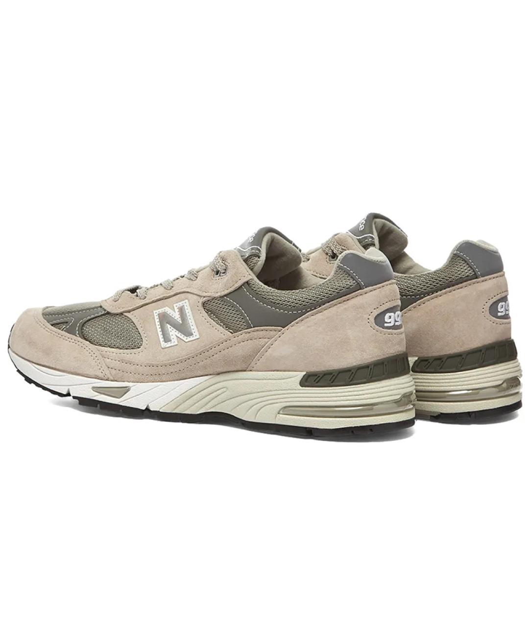 NEW BALANCE Бежевые замшевые кроссовки, фото 3