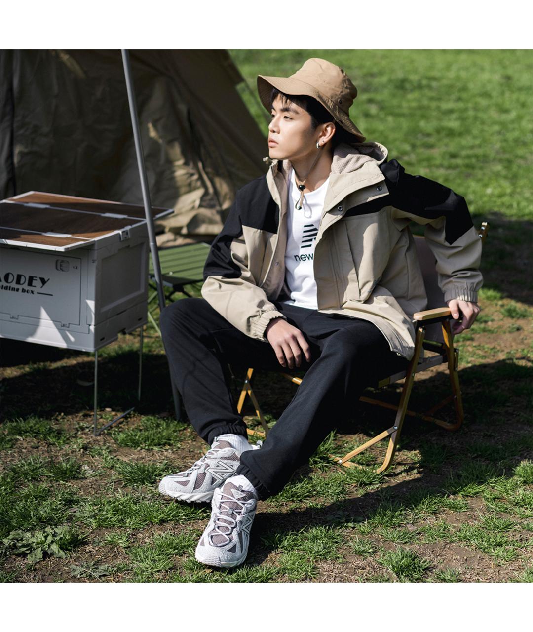 NEW BALANCE Серые замшевые кроссовки, фото 9