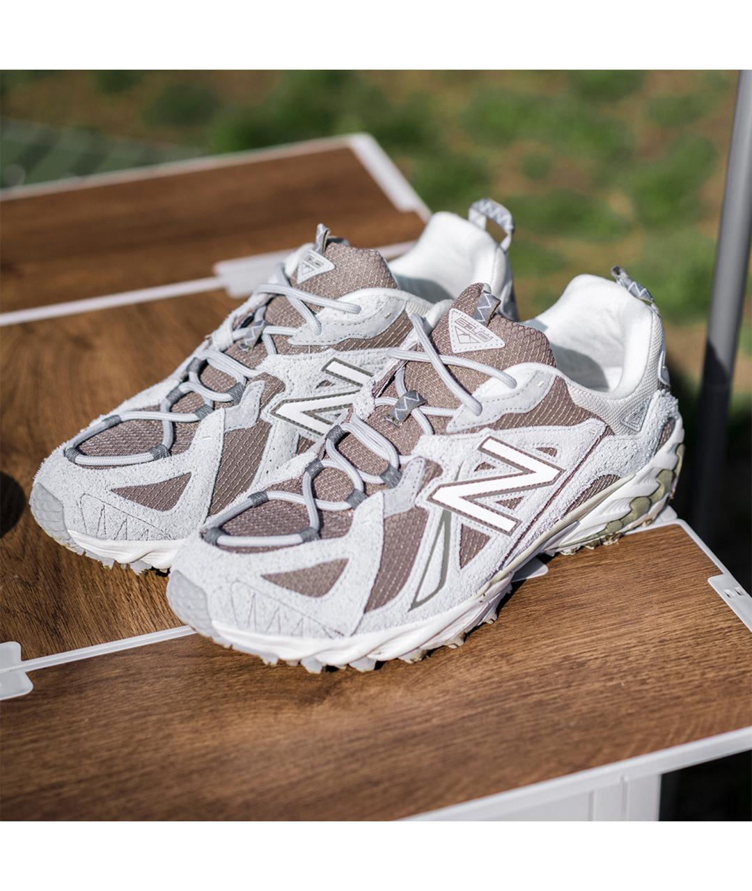 NEW BALANCE Серые замшевые кроссовки, фото 6