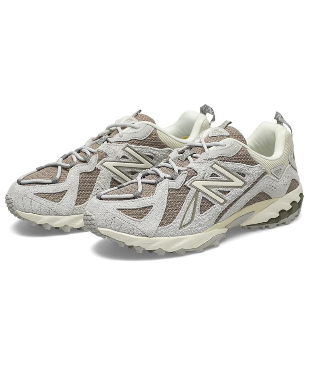 NEW BALANCE Серые замшевые кроссовки, фото 3