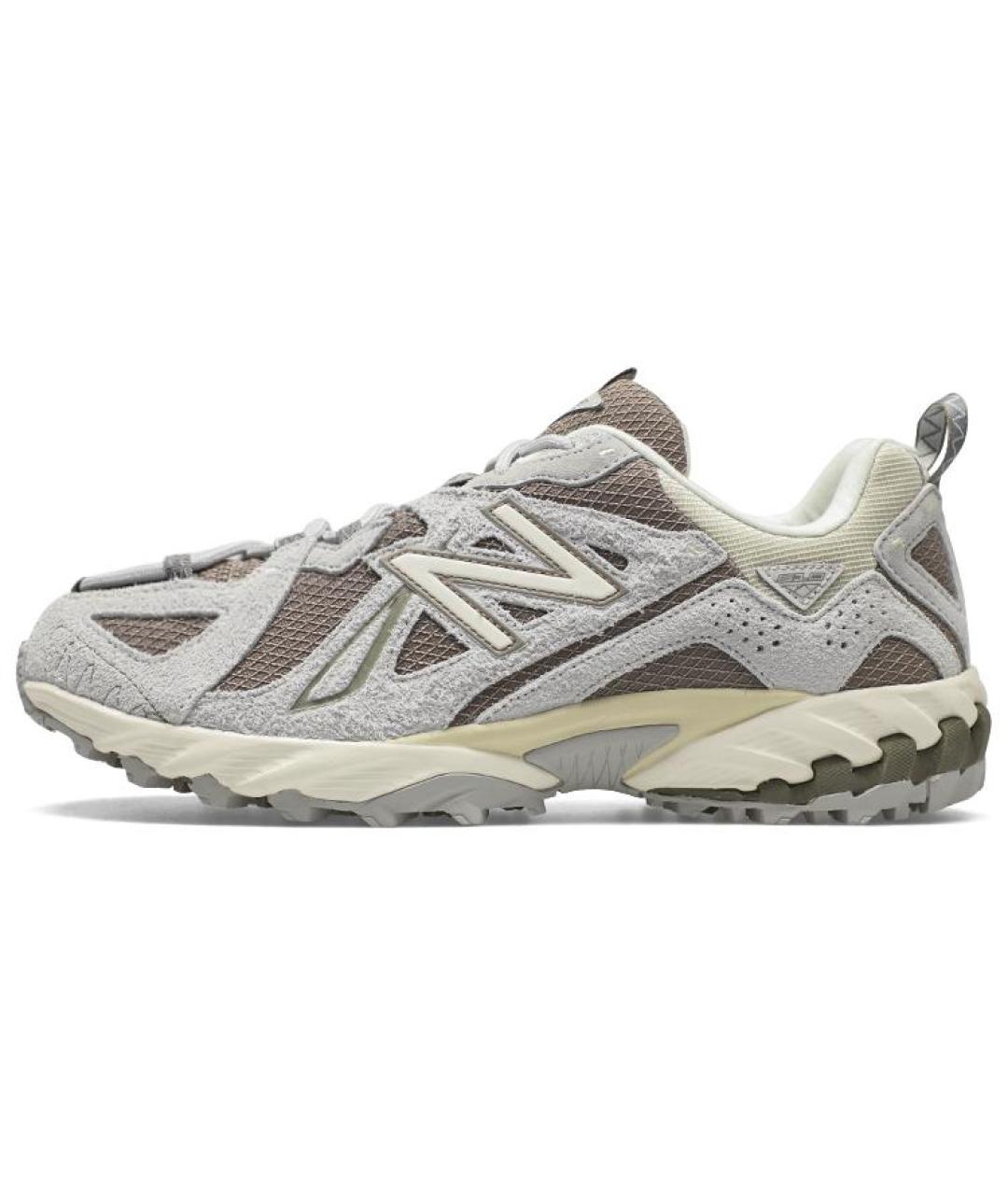 NEW BALANCE Серые замшевые кроссовки, фото 2