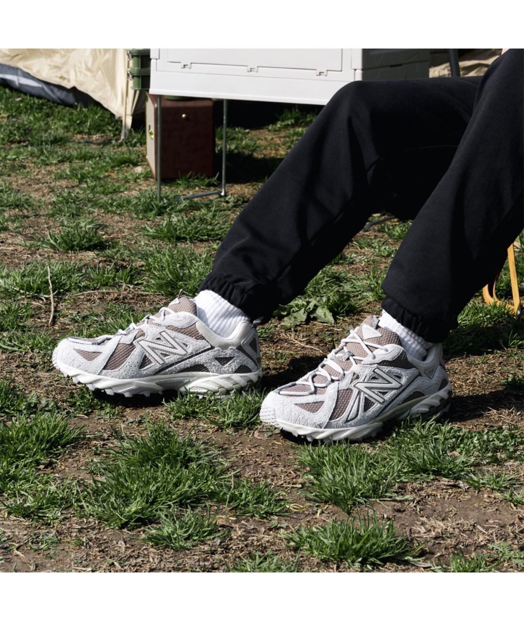 NEW BALANCE Серые замшевые кроссовки, фото 8